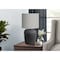 Monarch Specialties Lighting, 17"h, Table Lamp, Black Ceramic, Grey Shade, Contemporary I 9781 - alternate 3