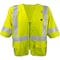 Ironwear Hi-Vis FR Safety Vest w/Sleeves M Class 3 , Zipper 3 Pockets 1256FR-LZ-RD-MD - alternate 1