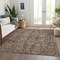 Homeroots 3' X 5' Brown Gray And Charcoal Oriental Washable Indoor Outdoor Area Rug 582116 - alternate 9