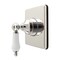 Kingston Brass Single-Handle Six-Way Diverter Valve with Square Trim Kit, Polished Nickel KS4046PL - alternate 1