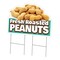Signmission Fresh Roasted Peanuts Die Cut Yard & Stake plastic window, 2436-Fresh Roasted Peanuts C-DC-2436-DS-Fresh Roasted Peanuts19 - alternate 1