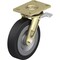 Blickle Swivel Plate Caster, Solid Rubbr, 8", Brake, Load Rating: 1320 lb. LS-SE 200K-16-ST - alternate 1
