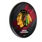 Holland Bar Stool Co Chicago Blackhawks 13" Solid Wood Sign WSgnPBlkChiHwk - alternate 1