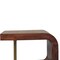 Homeroots 24" Brown Solid Wood Round Nightstand 651889 - alternate 9