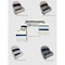 Horizon Mfg Premium 10 Piece Pontoon Furniture Set Gray/Navy/Blue Premium 014-ABDK - alternate 1