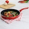 Better Chef 10in Silver Metallic Non Stick Gourmet Fry Pan in Red F1005R - alternate 9