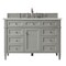 James Martin Vanities Brittany 48" Single Vanity, Urban Gray, w/ 3 CM Siberian Silestone Top 650-V48-UGR-3SFR - alternate 1