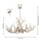 Jonathan Y Eldora 36" 8-Light Rustic Farmhouse Adjustable Resin Antler LED Chandelier, Beige JYL6319B - alternate 11