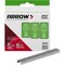 Arrow Fastener Light Duty Staples, JT21, Flat Crown, 1/4 in Leg L, Steel, 1000 PK 214 - alternate 1