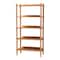 Baxton Studio Lucera Bobbin Display Shelf, Oak Brown 271-14759-ZORO - alternate 1