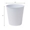 Happimess Axel Modern Minimalist Hammered Steel 2 Gal Waste Bin, Matte White, 2PK HPM1110D-SET2 - alternate 6