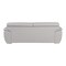 Homeroots 86" Light Gray Top Grain Leather Sofa 721566 - alternate 10