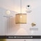 Vidalite Gal 1-Light Pendant with Rattan Shade, Stitched Velvet Detailing, Adjustable Hanging Height CE1008603 - alternate 6