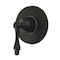 Kingston Brass Single-Handle Six-Way Diverter Valve with Round Trim Kit, Matte Black KS4030AL - alternate 1