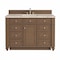 James Martin Vanities Bristol 48" Single Vanity, Saddle Brown, w/ 3 CM Tajnar Eclos Top 157-V48-SBR-3TJR - alternate 1