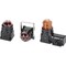 Federal Signal Warning Light, Blue, LED, 120 to 240V AC, 60, 75, 90 FPM, Not Applicable Dia., Surface G-LED-AC-D-B - alternate 1