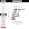 Delta Pivotal Single Handle Bathroom Faucet 599-PR-LPU-DST - alternate 6