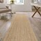 Jonathan Y Espina Hand Woven Herringbone Chunky Jute Ivory 2 ft. x 8 ft. Runner Rug NFR101B-28 - alternate 8