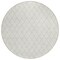 Homeroots 8' Ivory And Beige Round Geometric Washable Indoor Outdoor Area Rug 596113 - alternate 8