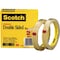 Scotch Permanent DoubleSided Tape  12W, No Color, 2PK MMM6652P1236 - alternate 2