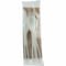 World Centric TPLA Compostable Cutlery, Knife/Fork/Spoon/Napkin, 6", White, PK250 ASPSTN - alternate 1