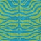 Homeroots 3' X 5' Teal Blue And Green Animal Print Washable Indoor Outdoor Area Rug 600708 - alternate 9