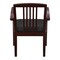 Office Star Kenwood Collection Wood Back Guest Chair, Black/Mahogany KEN77MAH-3 - alternate 7