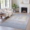 Homeroots 9' X 12' Blue And Gold Nautical Washable Indoor Outdoor Area Rug 631033 - alternate 7