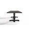 Homeroots 88" Black Wood Trestle Base Dining Table 631276 - alternate 8