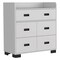 Homeroots 33" White Five Drawer Dresser 477764 - alternate 6