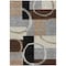 Homeroots 10' X 14' Pewter Gray And Black Geometric Washable Indoor Outdoor Area Rug 612592 - alternate 9