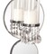 Homeroots Silver and Clear Modern Bling Mirrored Wall Sconce 384171 - alternate 9