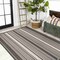 Jonathan Y Haynes Modern Double Stripe Black/Cream 3 ft. x 5 ft. Indoor/Outdoor Area Rug SMB202B-3 - alternate 8