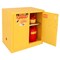 Securall Flammable Storage Cabinet, 30 Gallon, 1 Shelves, 36 in W x 35 in H x 24 in D, Yellow A131 - alternate 1