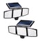 Home Zone Security 1,000-Lumen Triple-Head Outdoor Solar LED Motion-Sensor Security Lights, 2PK ES06573G - alternate 1