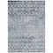 Homeroots 9' X 12' Blue And Silver Argyle Washable Indoor Outdoor Area Rug 615804 - alternate 9