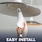 Luxrite A23 LED Light Bulb, E26 Base Bulb, 33 Watts, 4000 Lumens, Dimmable, 4000K Cool White Light, 4PK LR21458 - alternate 7