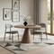 Homeroots 48" Natural Solid Wood Pedestal Base Round Top Dining Table 659075 - alternate 7