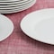 Gibson Home Noble Court 7.5 inch Dessert Plate Set in White, 12PK 108046.01 - alternate 5