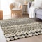 Homeroots 8' X 10' Charcoal Gray And Gold Quatrefoil Washable Indoor Outdoor Area Rug 583213 - alternate 9