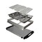 Megachef Buffet Server Food Warmer With 4 Sectional Trays , Heated Warming Tray and Removable Frame MC-9003C - alternate 8