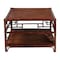 Bali & Pari Sebalio Marbled Tortoise Natural Rattan Coffee Table 259-14304-ZORO - alternate 9