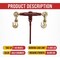 Mytee Products 3/8in - 1/2in Pro HD Ratchet Load Chain Binder w/ w/ Grab Hooks - 12,000 lbs WLL CBRS38-PRO - alternate 9