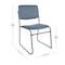 Flash Furniture HERCULES 500 lb. Capacity High Density Navy Vinyl Stacking Chair with Sled Base XU-8700-NVY-B-VYL-30-GG - alternate 8