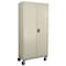 Sandusky Lee Solid Door Storage Cabinet, 36 in W, 72 in H, 24 in D, Putty TAWR362472-07 - alternate 6