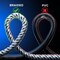 Maximm 3ft RG6 Nylon Braided Coaxial Cable, 5PK, Black/White, 5PK RG-BWBR-3FT-5PK - alternate 3