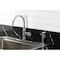 Kingston Brass Single-Handle Kitchen Faucet, Polished Chrome KSD2431RNX - alternate 6