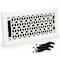 Sierra Grates 4 in. H X 14 in. W Powder Coat Steel, Granite Grey Floor Register VEC414-GRY - alternate 5