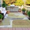 Homeroots 10' X 14' Fern Green And Gray Abstract Washable Indoor Outdoor Area Rug 632160 - alternate 8