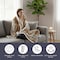 Lavish Home Sherpa Fleece Throw Blanket 50x60-Inch Machine-Washable Reversible Throw Fluffy Blankets, Tiger 61-00005-ANIMAL-TI - alternate 6